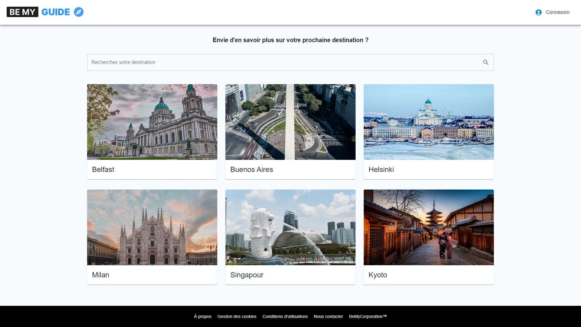 Bemyguide image projet
